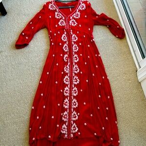 Free People maxi boho dress